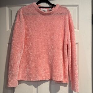 Soft Pink Crew Neck Sweater